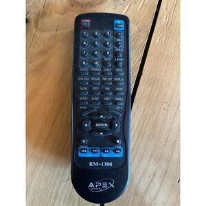 Apex Digital RM-1300 Remote Control. Black.